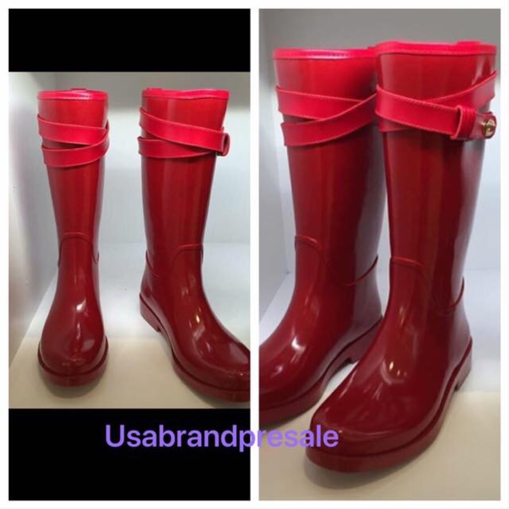 Coach rain boot size 7